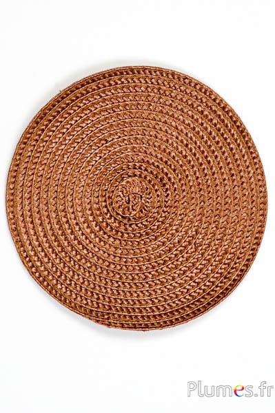 Base de bibi synthétique - diam. 14 cm - chocolat